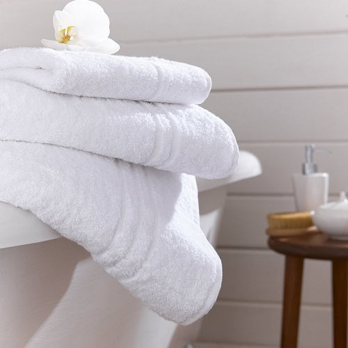 Export Quality Pure Cotton Towel - White - ECT01