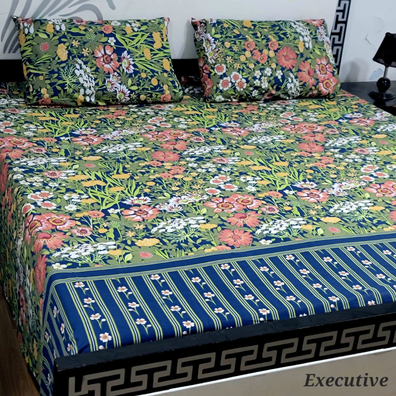 Executive Pure Cotton Bed Sheet - King - EPB 031