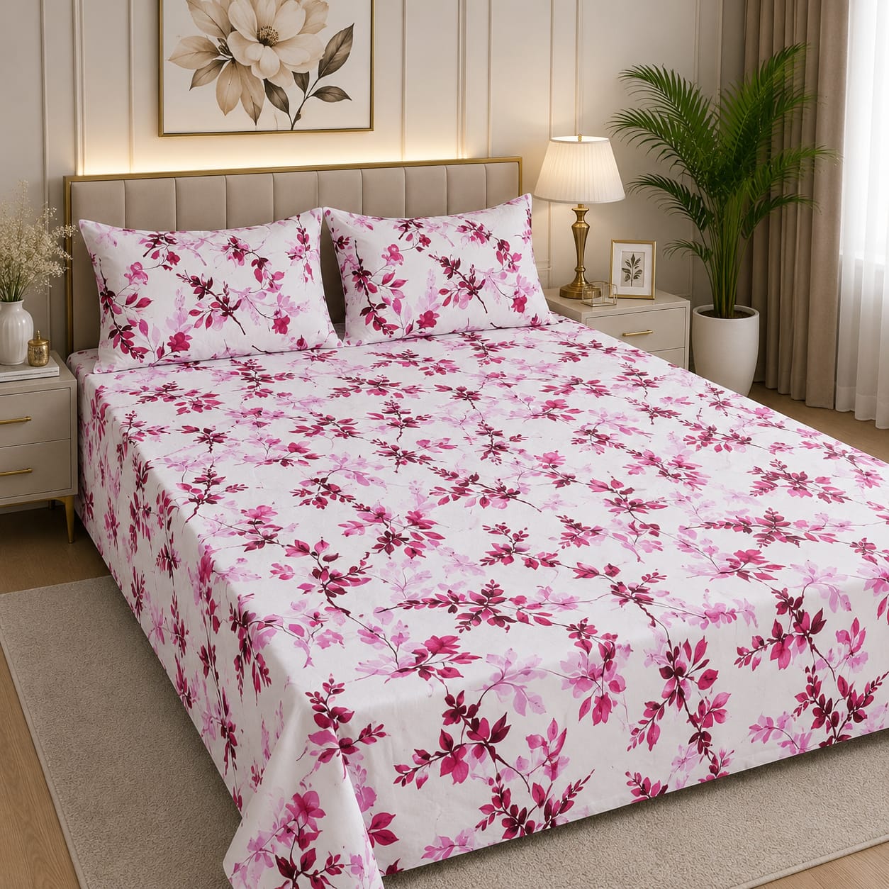Executive Pure Cotton Bed Sheet - King - EPB 015