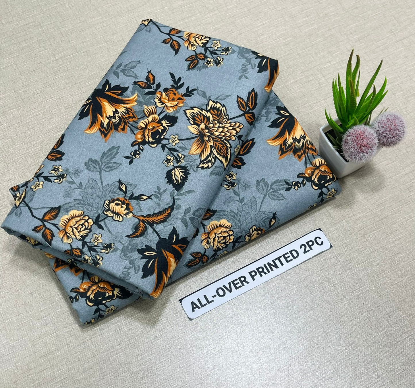 Summer Women Unstitched Suit - 2pcs - WWU062