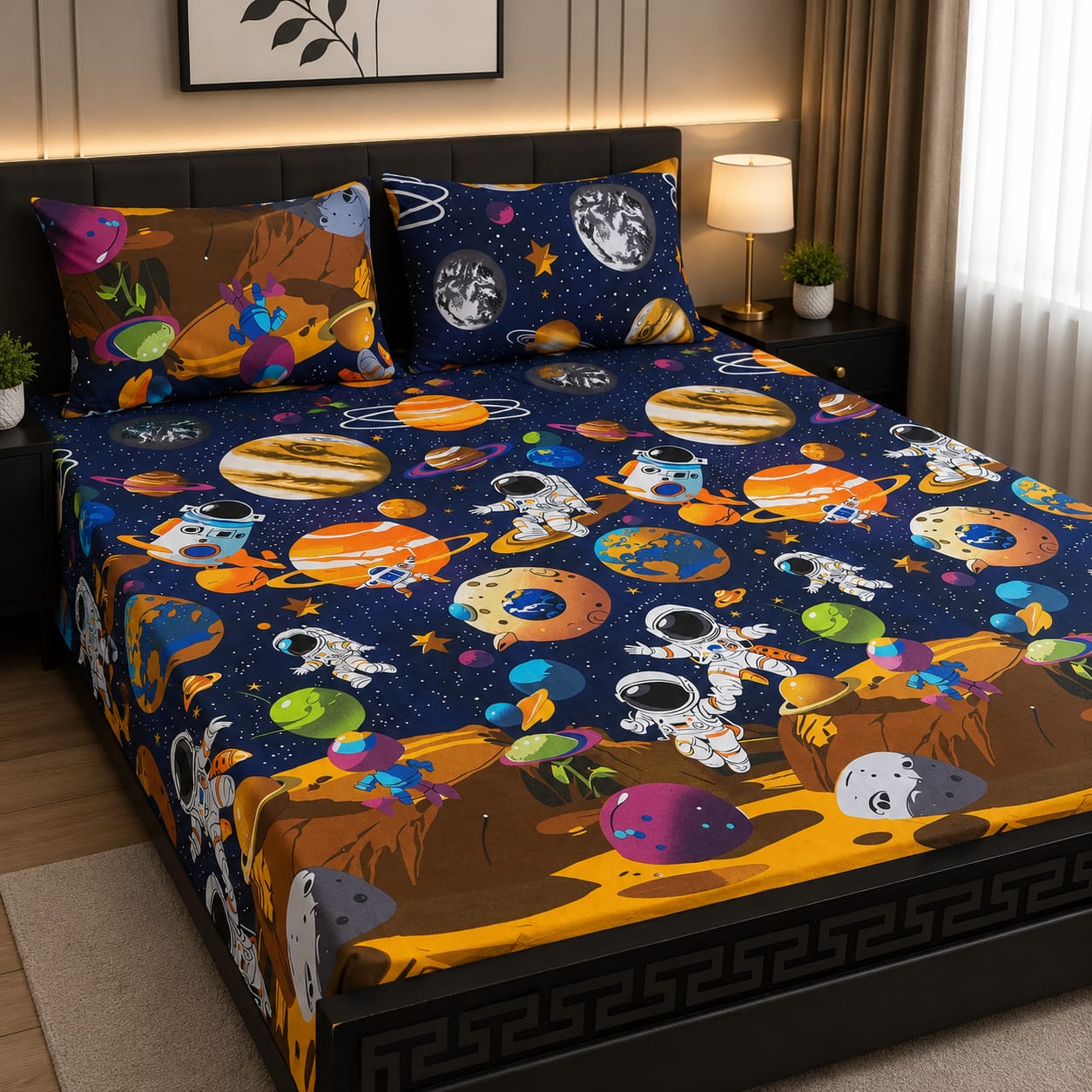 Cozify Pure Cotton Bed Sheet - King - CPB 015