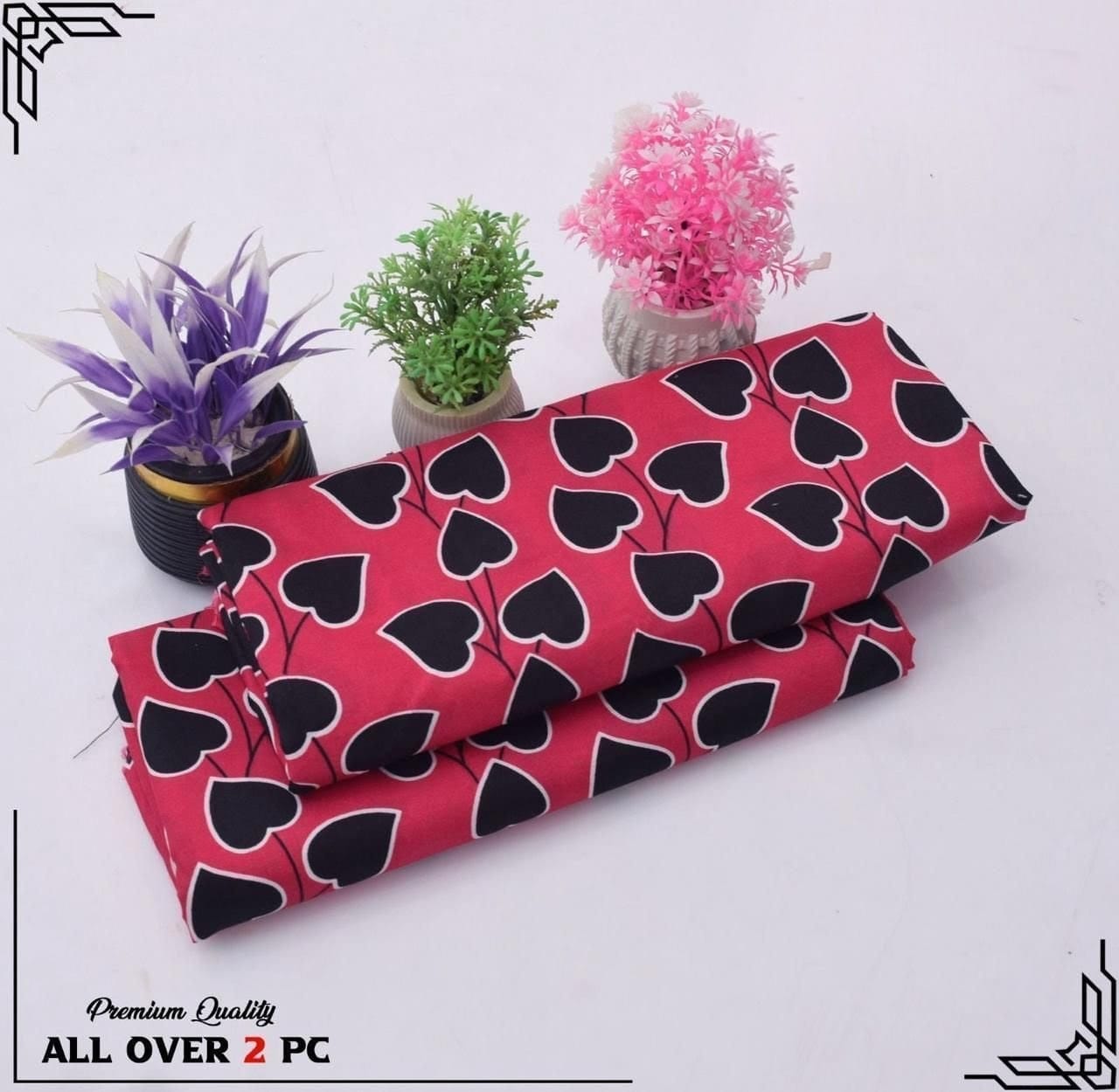 Summer Women Unstitched Suit - 2pcs - WWU041