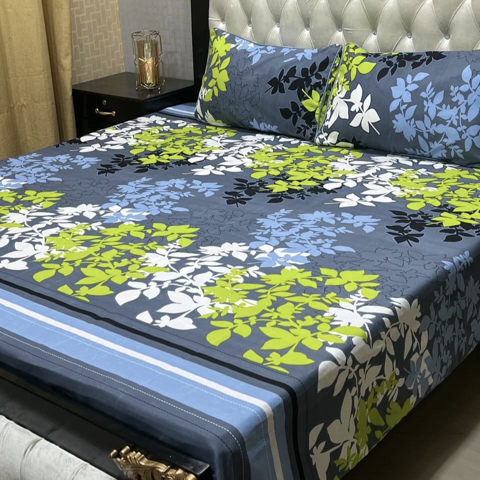 Tytan Cotton Bed Sheet - King - TBS109
