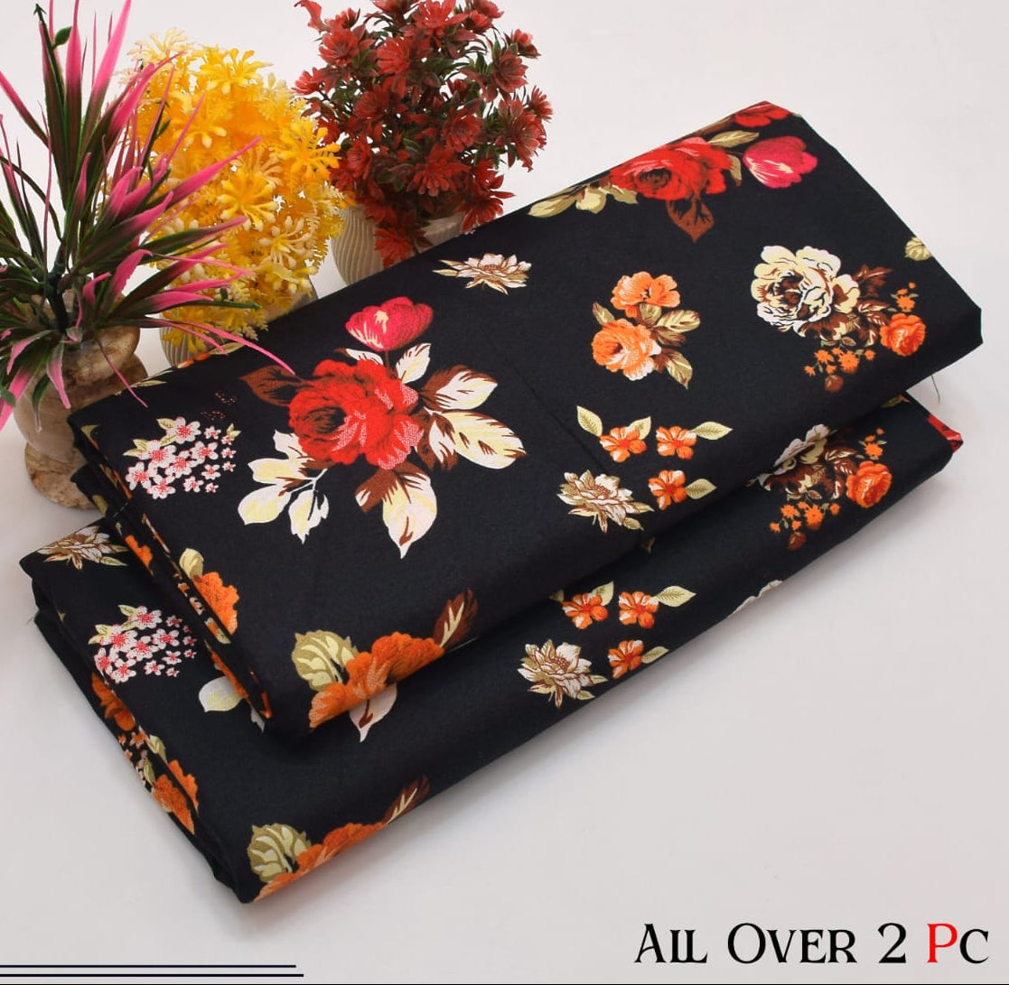 Winter Women Unstitched Suit - 2pcs - WWU035