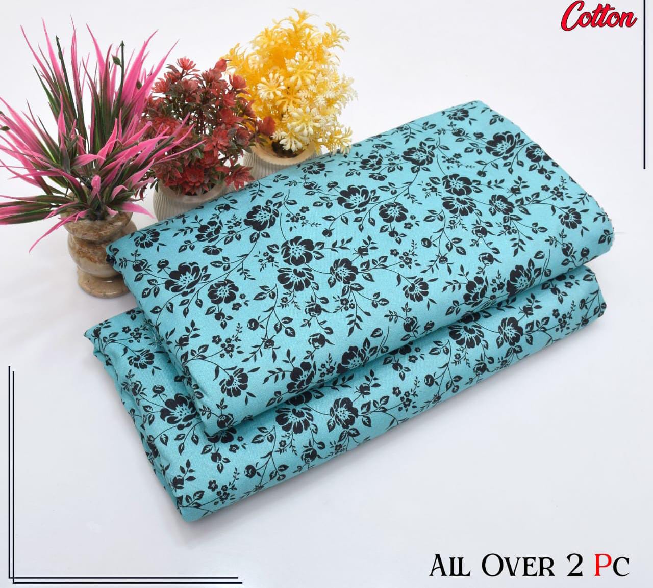 Redos Cotton Casual Summer Collection 2 Pcs Ladies Suits 062
