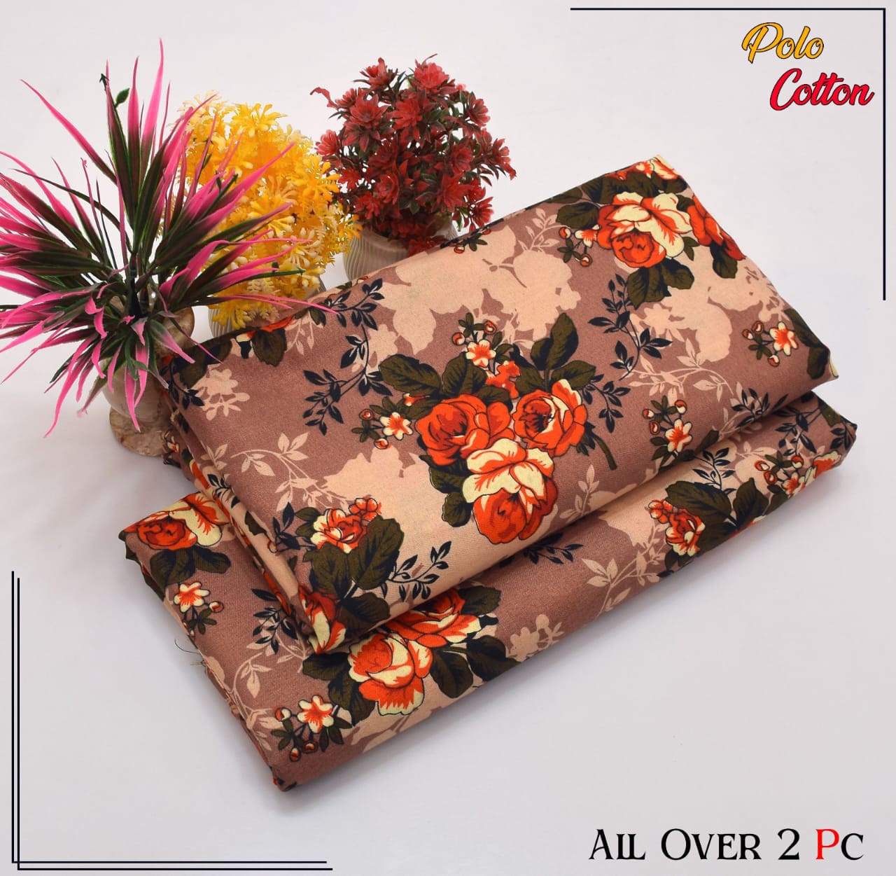 Redos Cotton Casual Summer Collection 2 Pcs Ladies Suits 087
