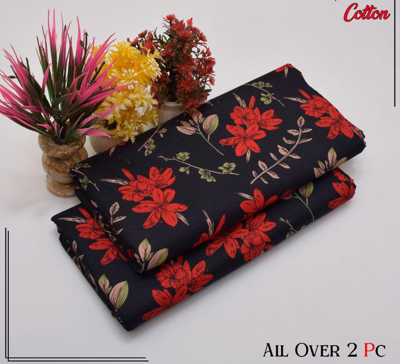 Redos Cotton Casual Summer Collection 2 Pcs Ladies Suits 079