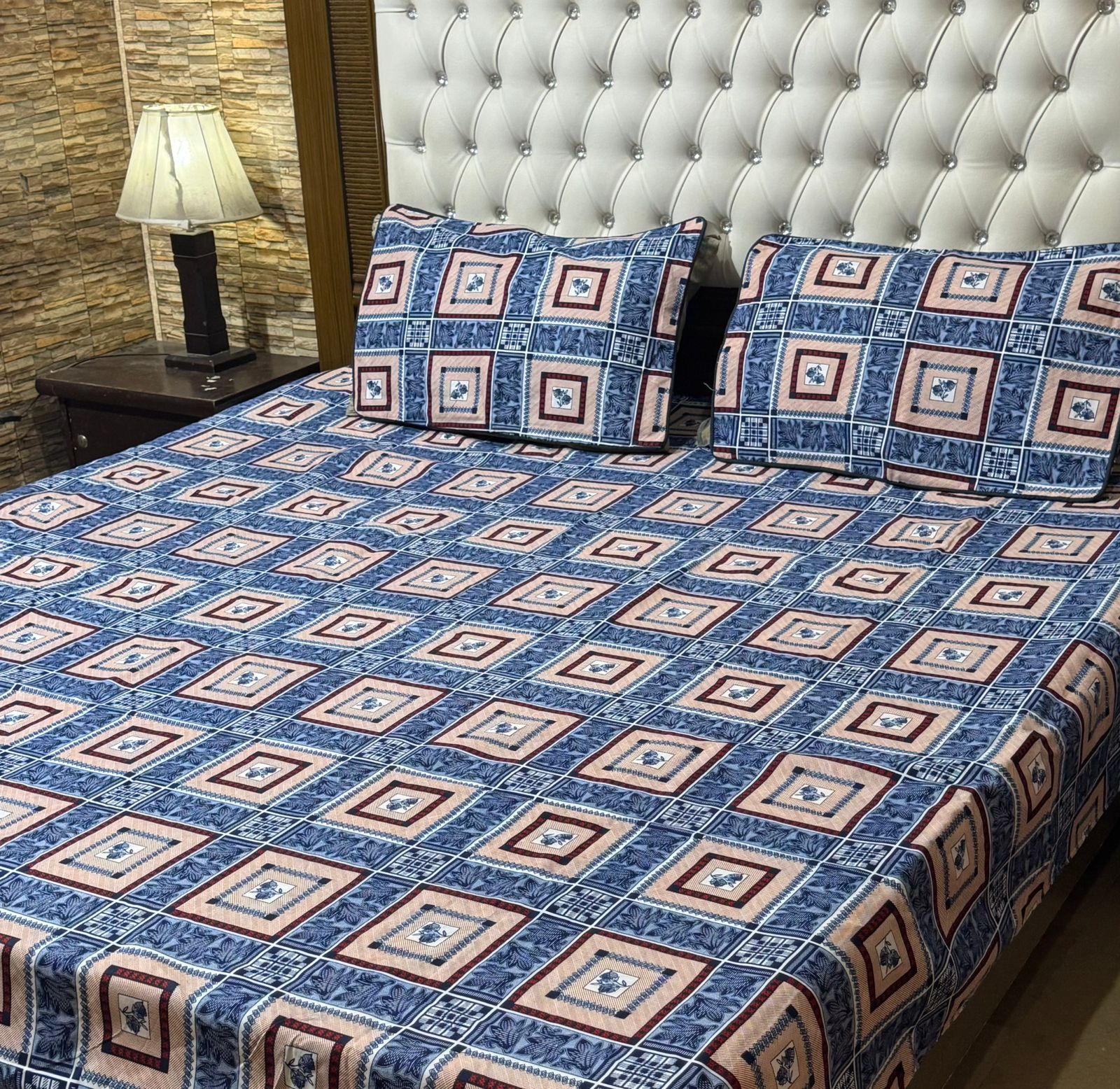 Super Cotton Bed Sheet - King - TBS013