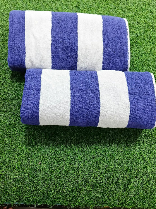 2Pcs Soft Cotton Bathroom Towel Pair – Ultra Absorbent & Premium Quality