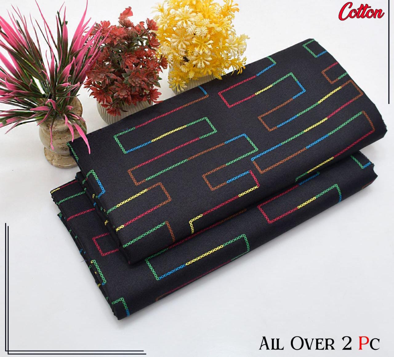 Redos Cotton Casual Summer  Collection  2 Pcs Ladies Suits 077