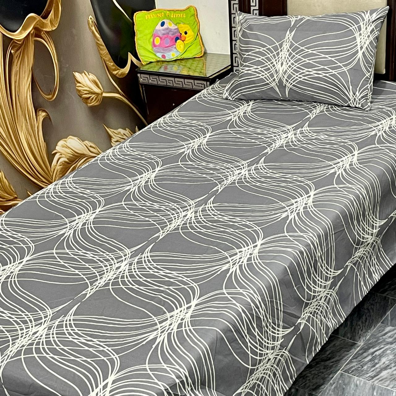 COZIFY PURE COTTON SINGLE BEDSHEET 036