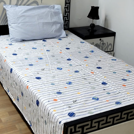 COZIFY PURE COTTON SINGLE BEDSHEET 023