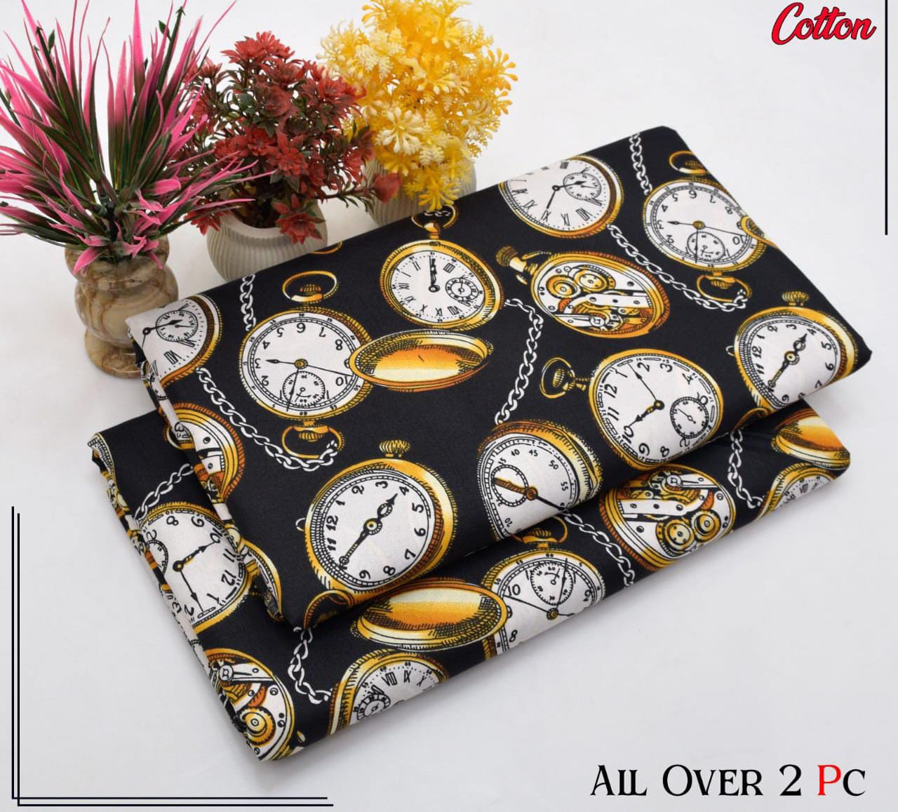 Redos Cotton Casual Summer  Collection  2 Pcs Ladies Suits 055