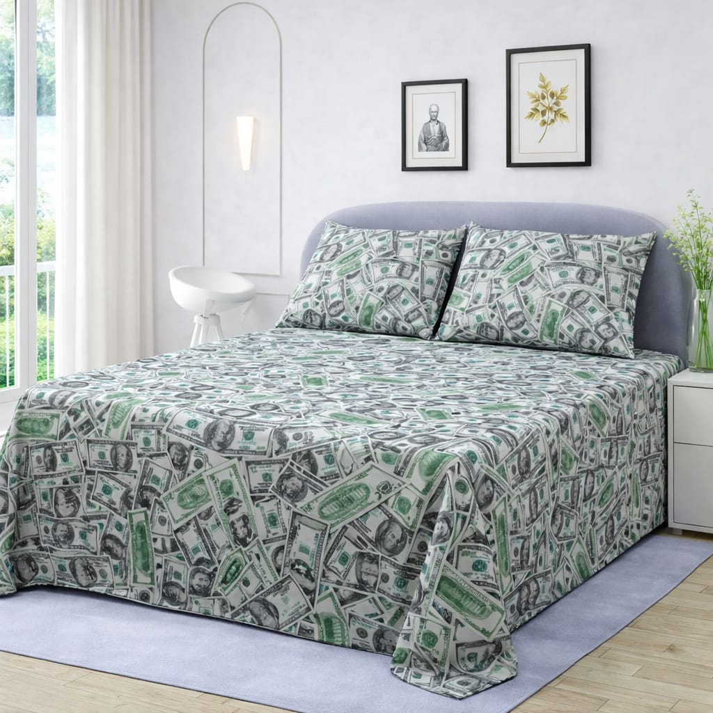 Cozify Pure Cotton Bed Sheet - King - CPB070