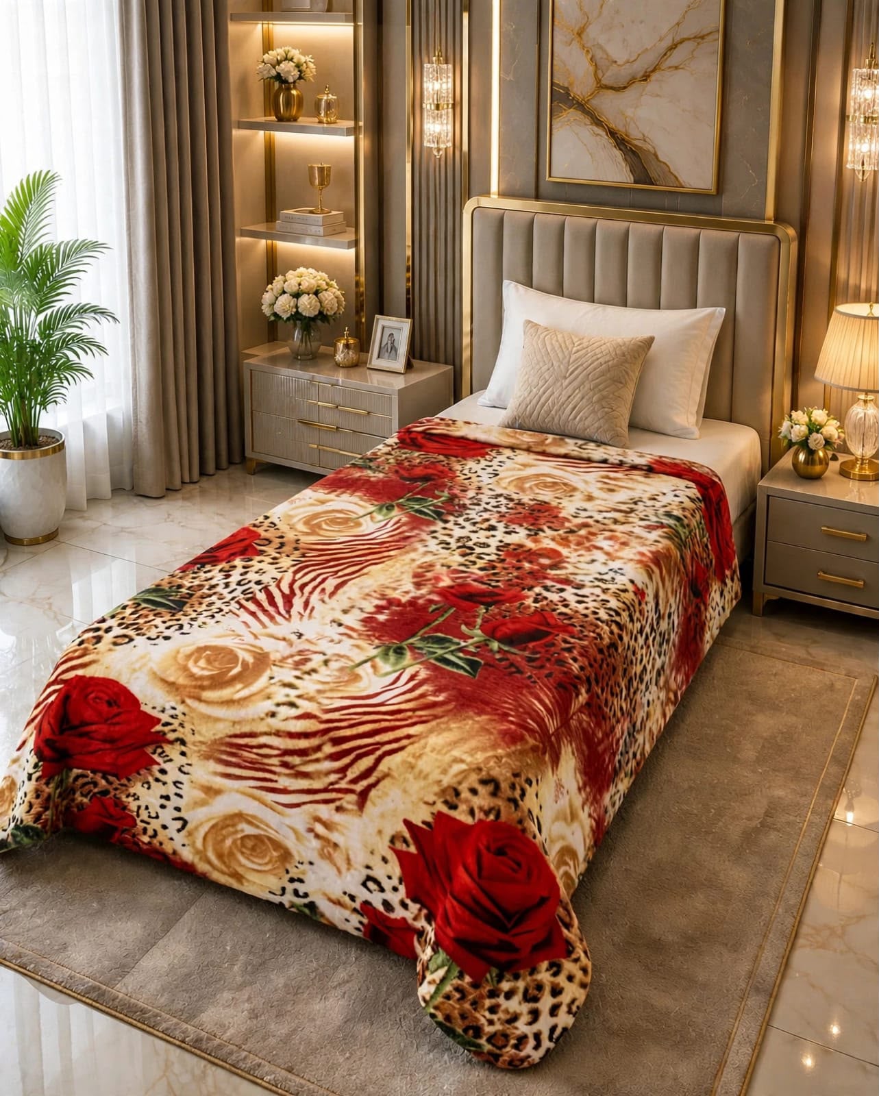 Fleezy Single Printed Blanket | Ultra Soft & Warm S10