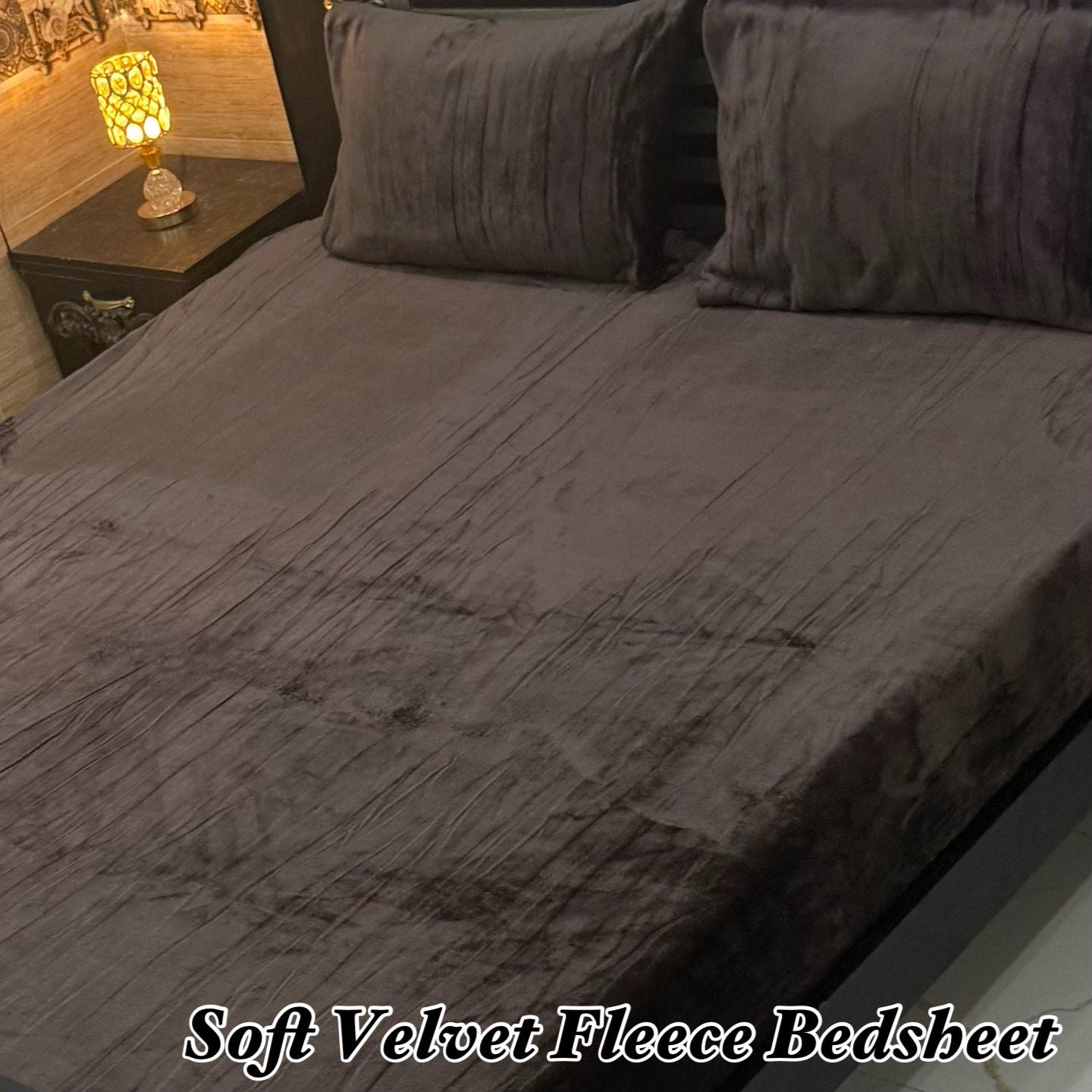 3 PCs Luxury Fleece Bedsheets 08