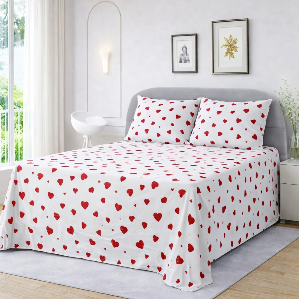 Cozify Pure Cotton Bed Sheet - King - CPB 035