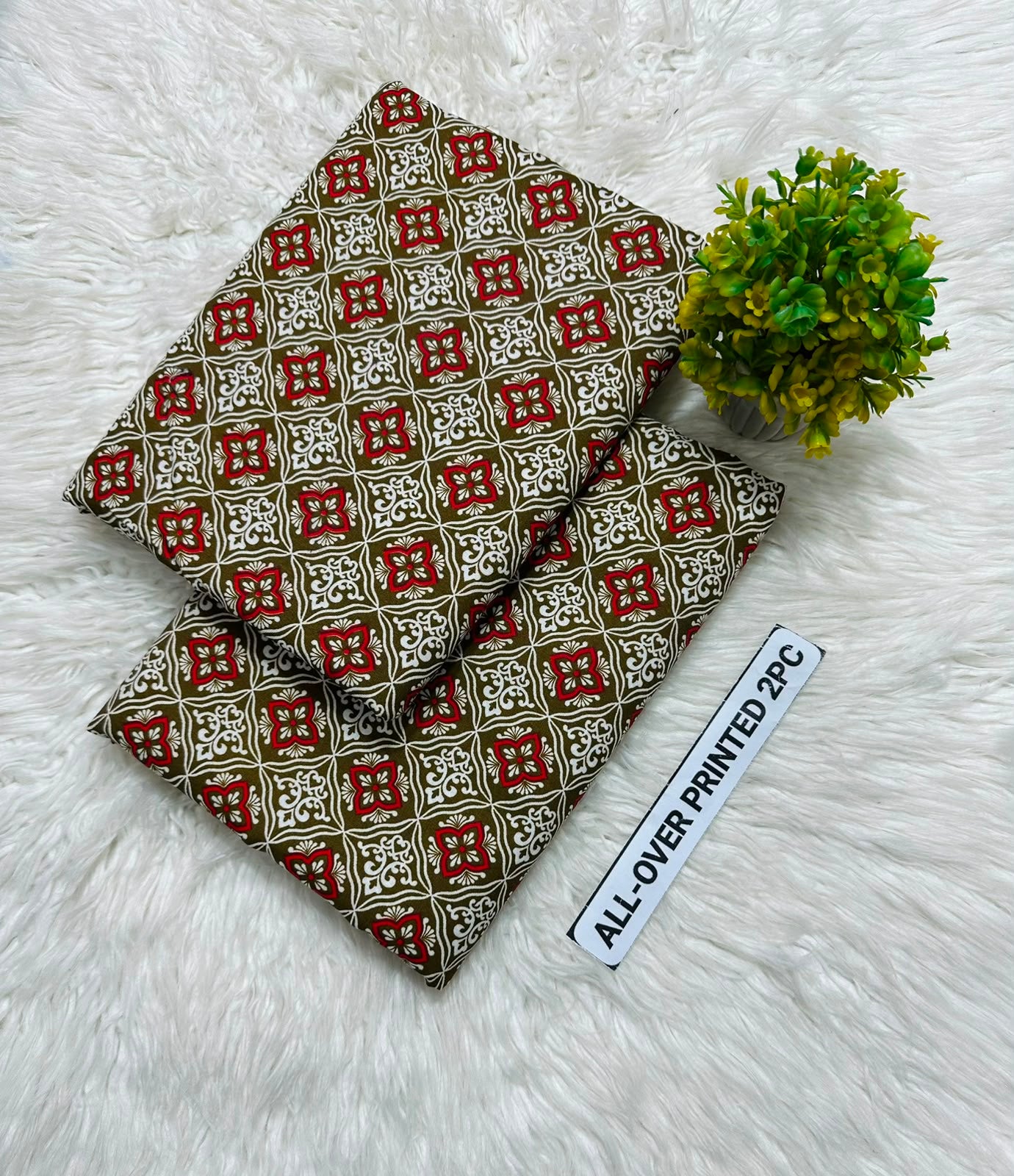 Summer Women Unstitched Suit - 2pcs - WWU82