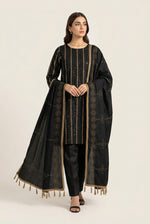 Royal Embroidered Dhanak 3-Piece Suit