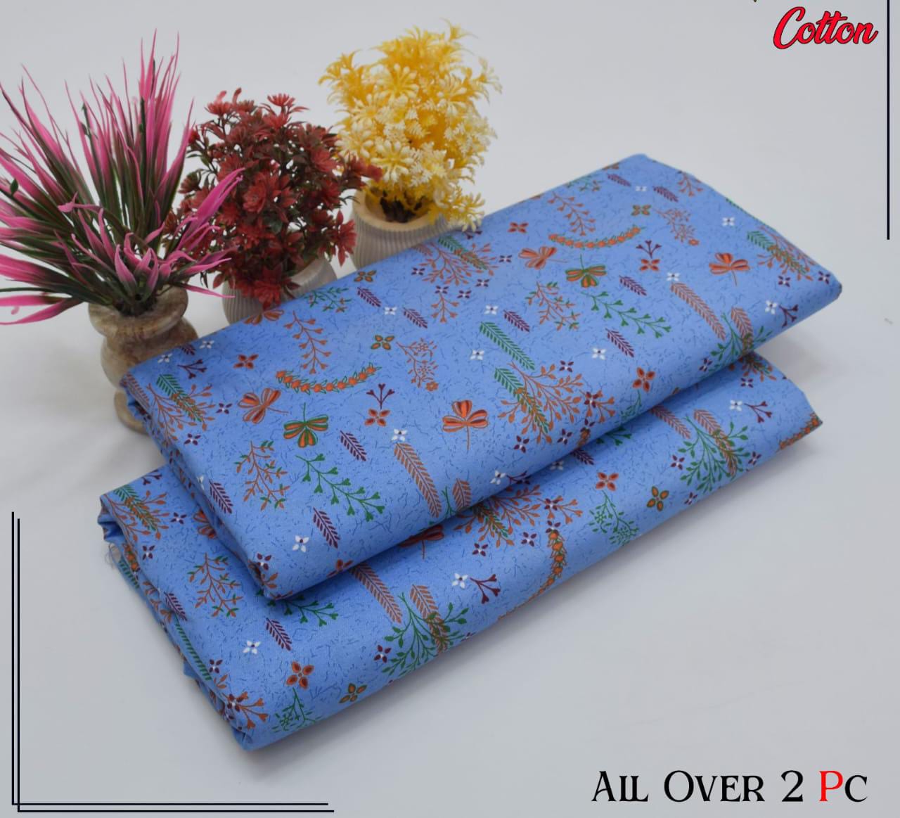 Redos Cotton Casual Summer  Collection  2 Pcs Ladies Suits 025