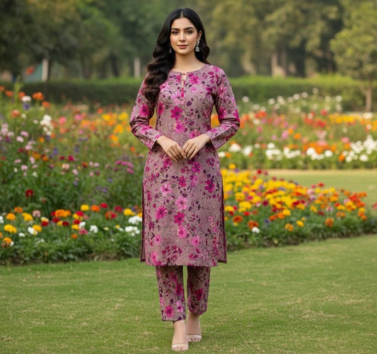 Summer Special All-Over Lawn 2 Pcs Suit 2k26