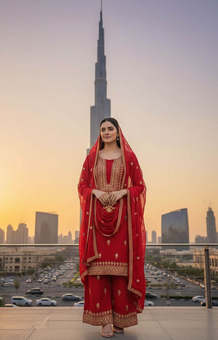 Eid Collection 2K26 – 3 Pcs Lawn / Cotton Hit Traditional Embroidery Suit