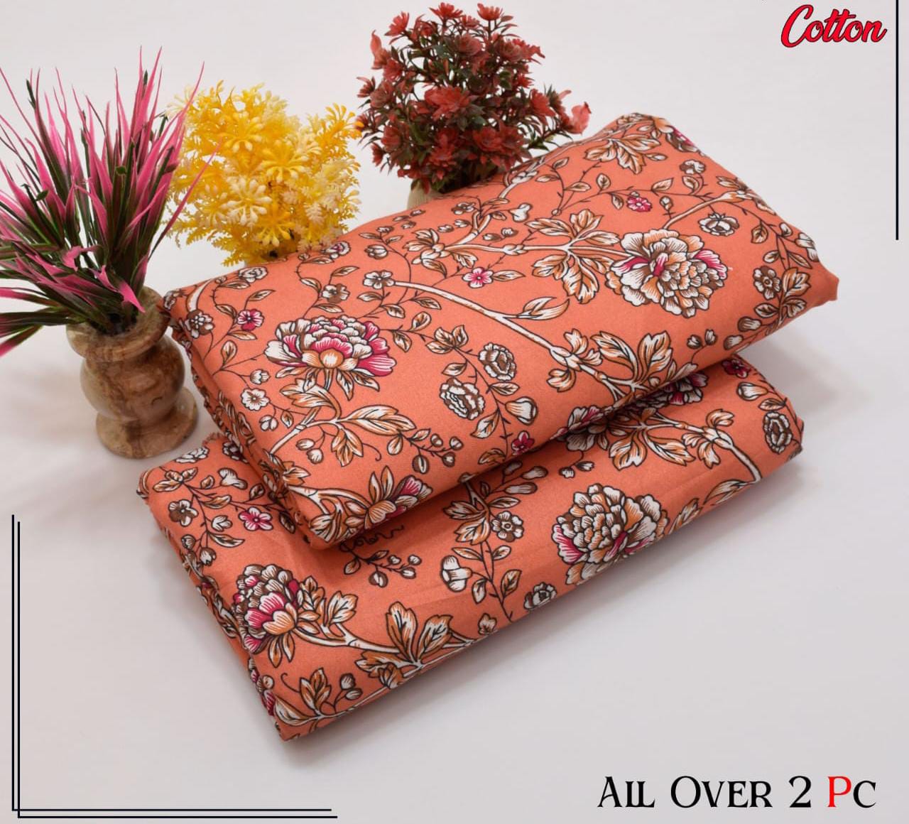 Redos Cotton Casual Summer  Collection  2 Pcs Ladies Suits 068