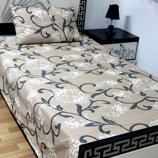 COZIFY PURE COTTON SINGLE BEDSHEET 027