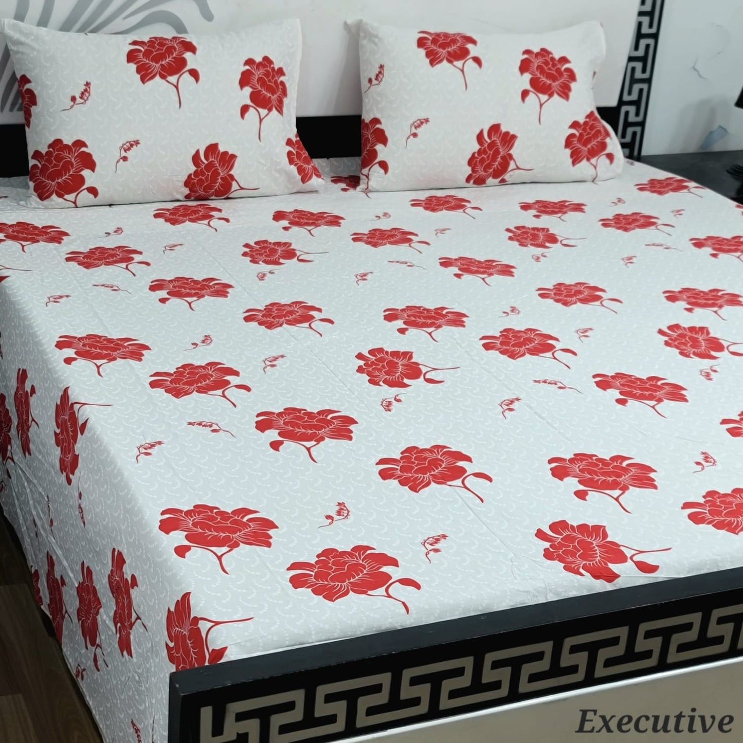 Executive Pure Cotton Bed Sheet - King - EPB 024