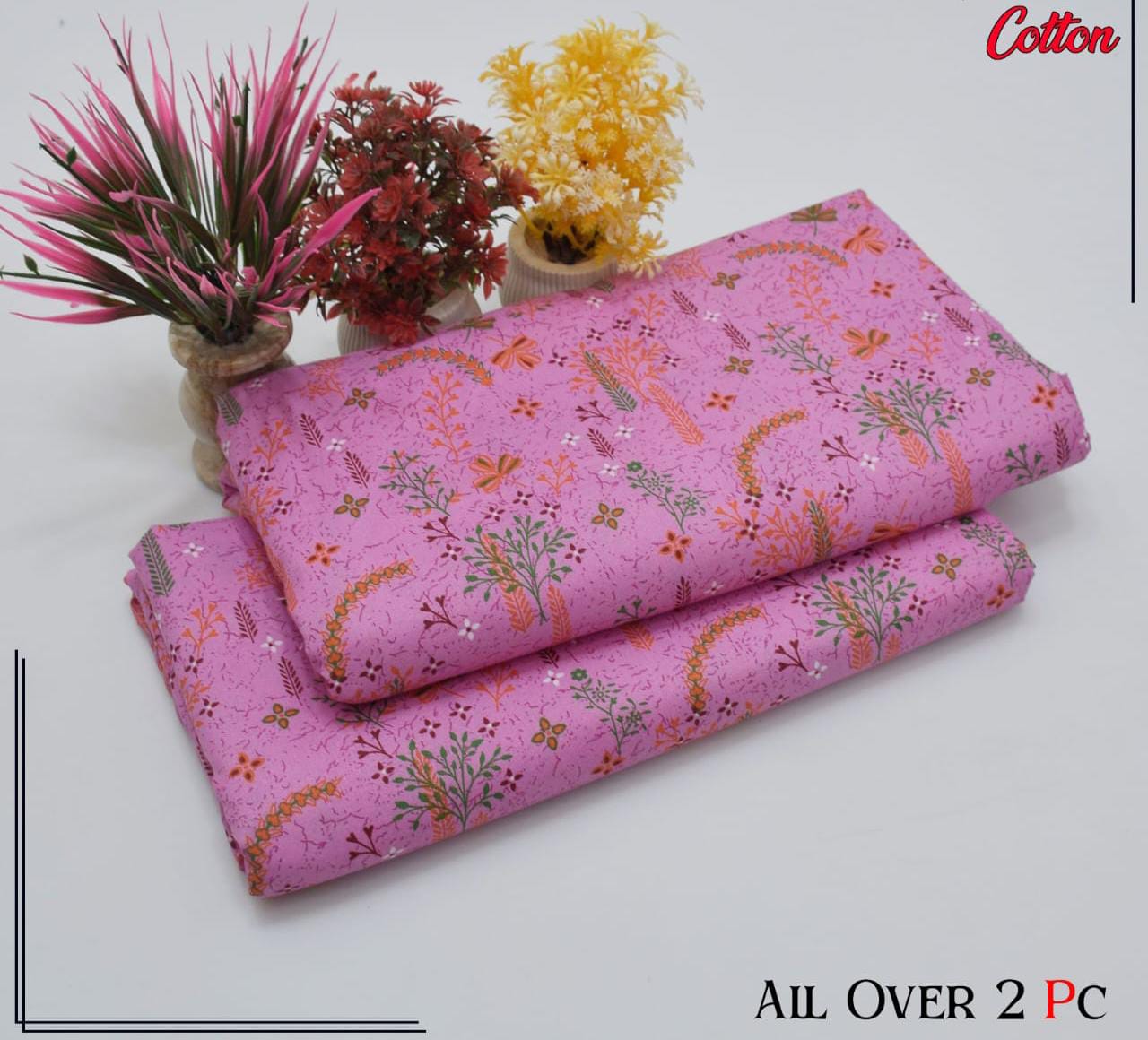 Redos Cotton Casual Summer  Collection  2 Pcs Ladies Suits 051