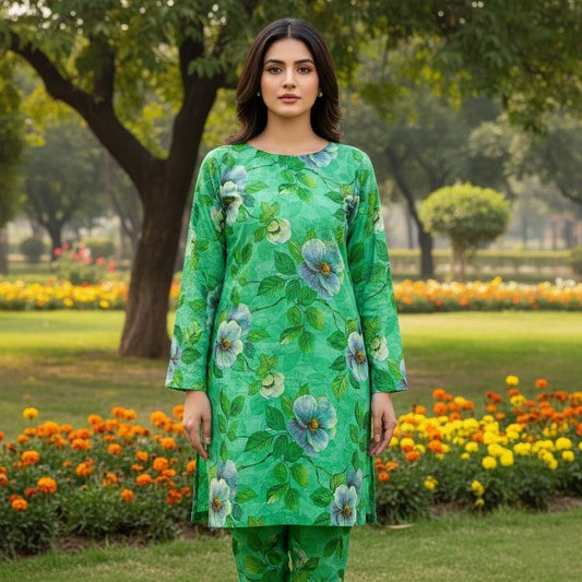 Summer Special All-Over Lawn 2 Pcs Suit 2k26