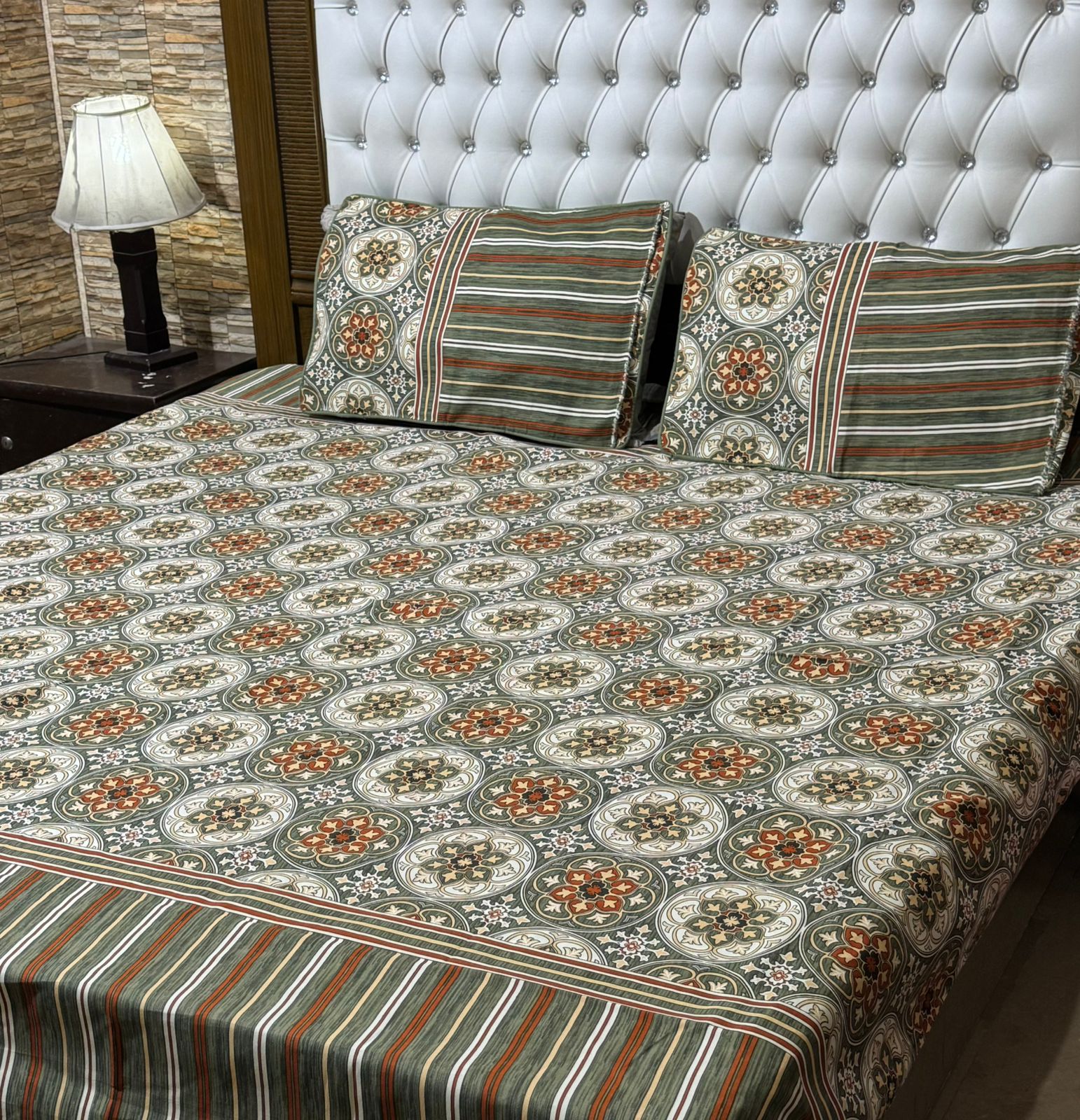 Super Cotton Bed Sheet - King - TBS09