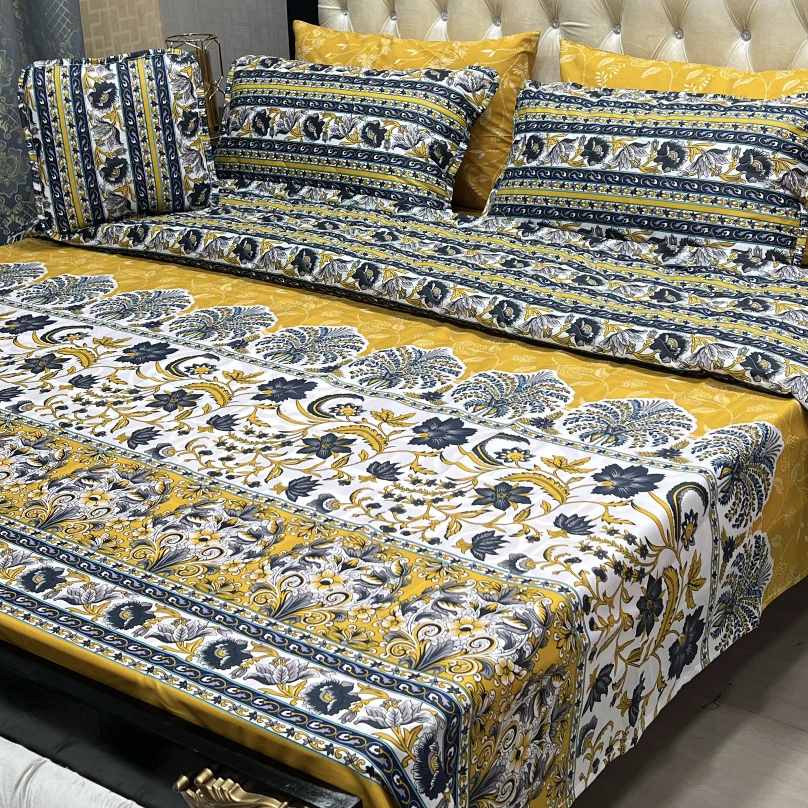 Rurva Cotton Comforter Set - 7pcs - RCS015
