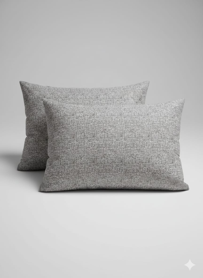 Premium Cotton Pillow Cases – Elegant & Durable (2 Pcs)