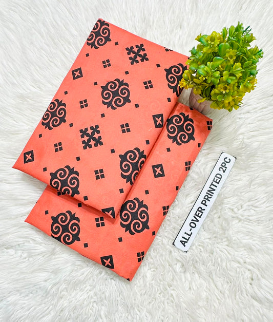 Summer Women Unstitched Suit - 2pcs - WWU84