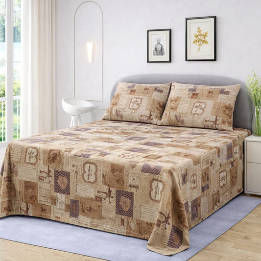 Cozify Pure Cotton Bed Sheet - King - CPB 034