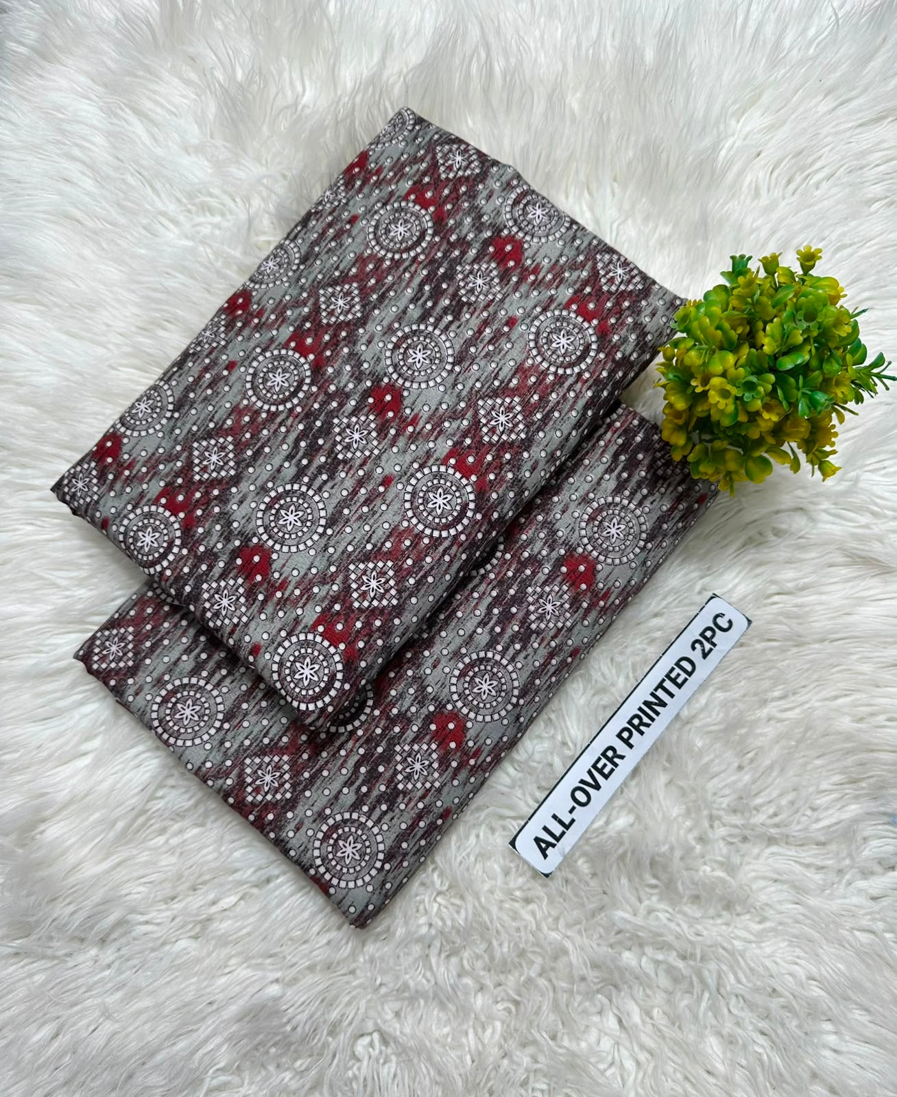 Summer Women Unstitched Suit - 2pcs - WWU86