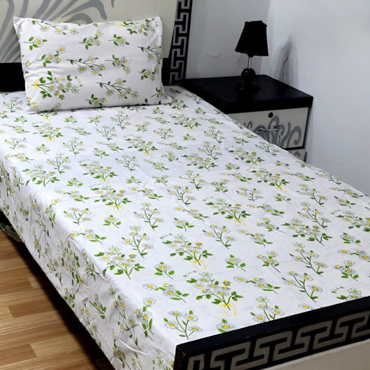COZIFY PURE COTTON SINGLE BEDSHEET