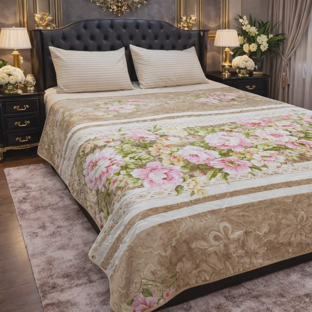 Luxury-Embossed AC Blanket – Soft & Breathable