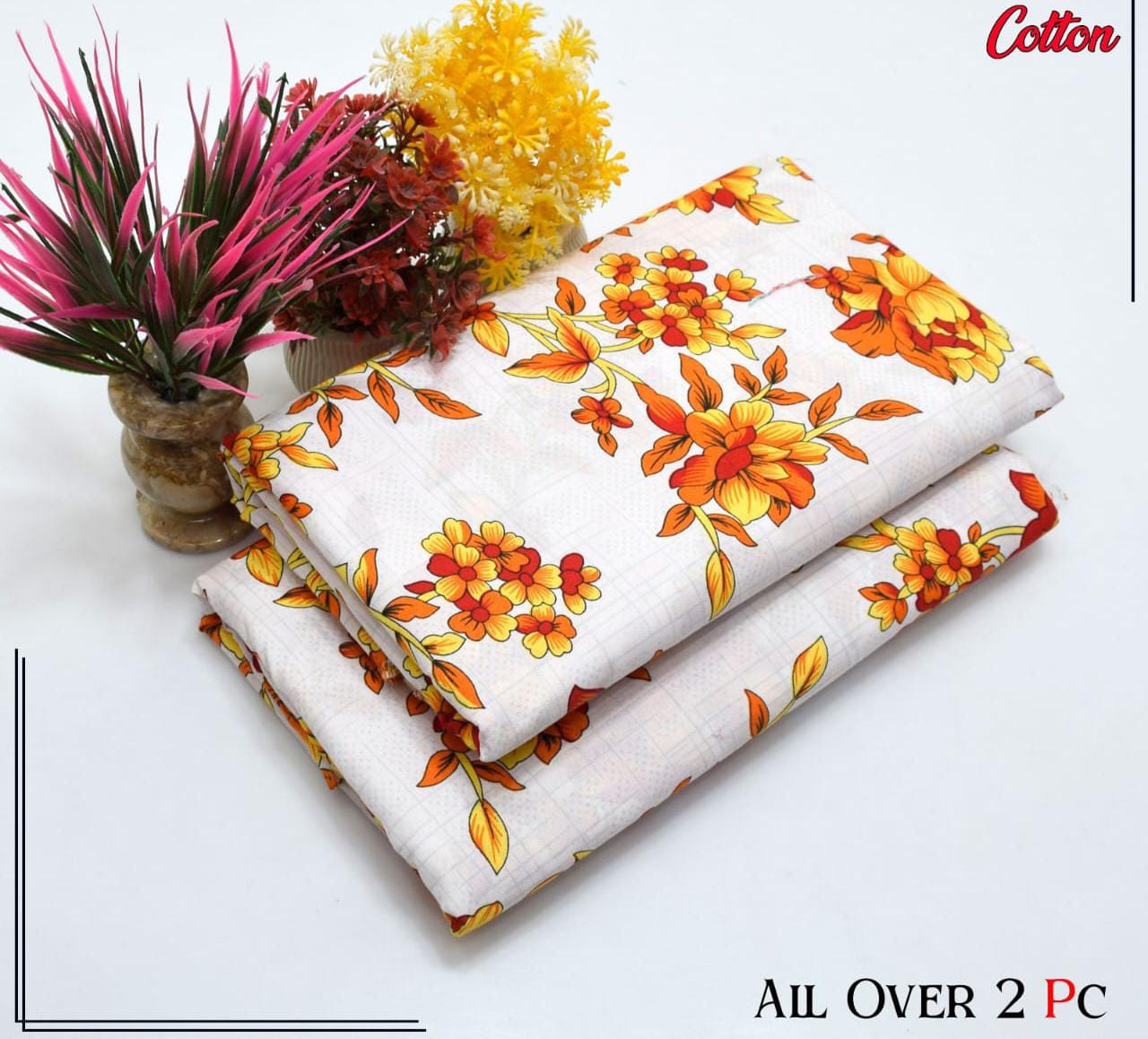 Redos Cotton Casual Summer  Collection  2 Pcs Ladies Suits 078