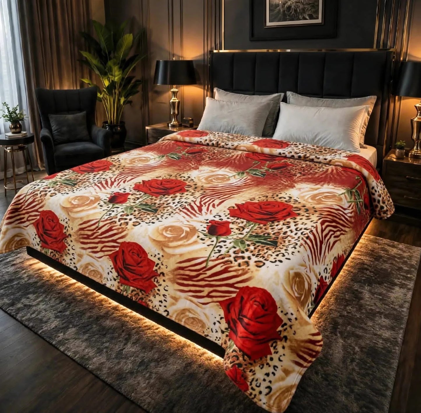 Fleezy Printed Blanket - King - FPB039