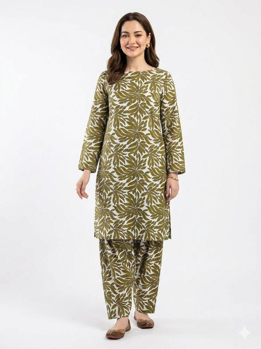 Summer Women Unstitched Suit - 2pcs - WWU075
