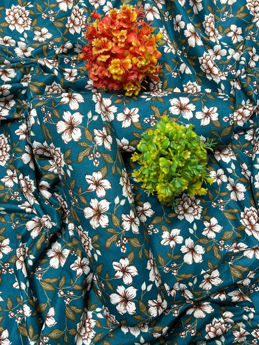 Winter Women Unstitched Suit - 2pcs - WWU065