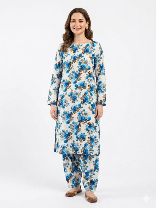Summer Women Unstitched Suit - 2pcs - WWU071
