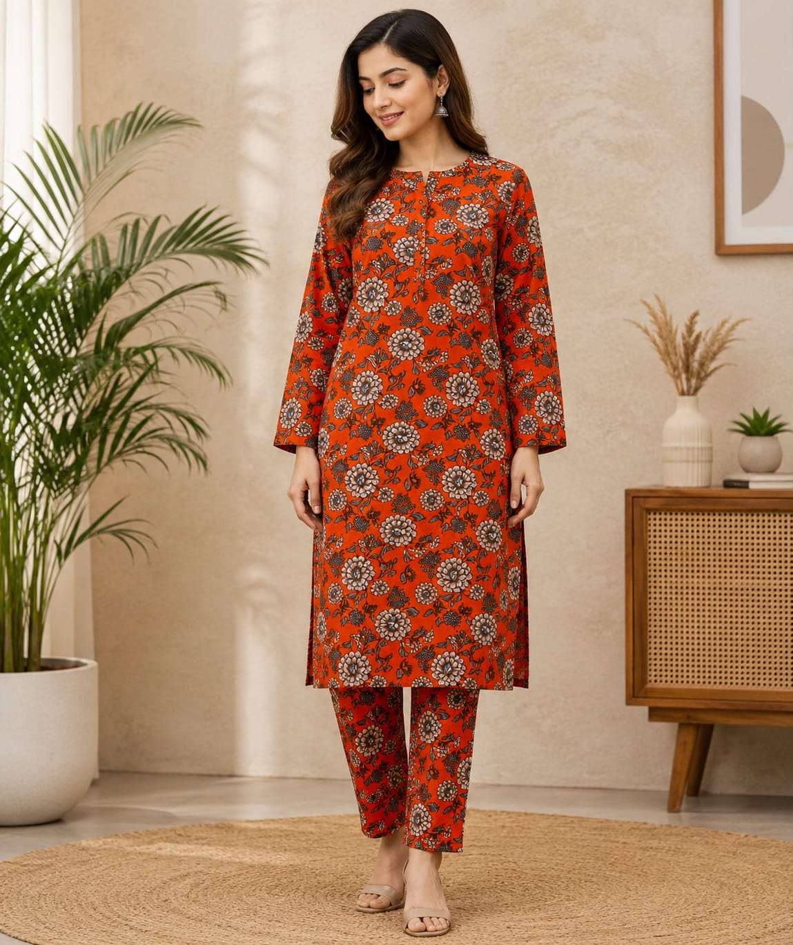 Winter Bloom – 2 Pcs Unstitched Ladies Suit