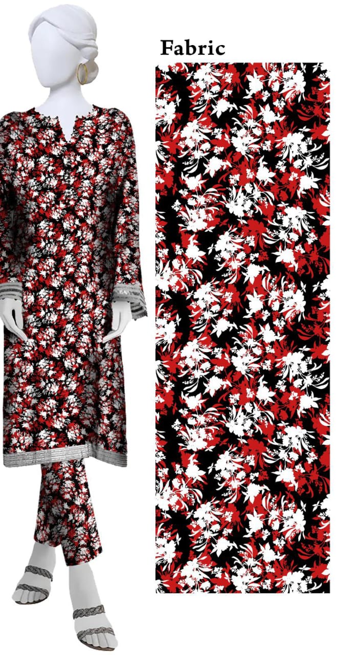 Redos Cotton Casual Summer  Collection  2 Pcs Ladies Suits 119
