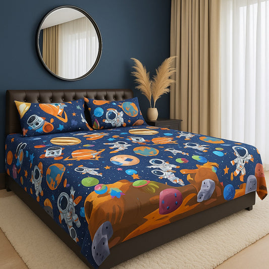 Cozify Pure Cotton Bed Sheet - King - CPB045