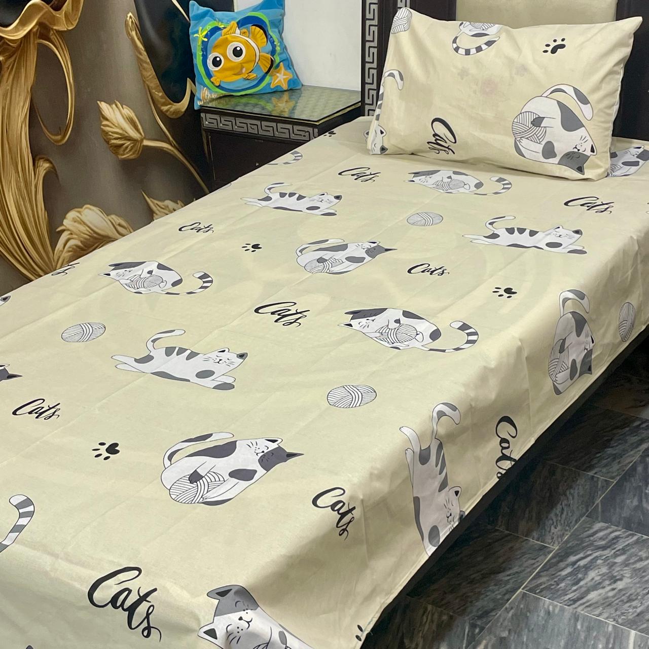 COZIFY PURE COTTON SINGLE BEDSHEET 032