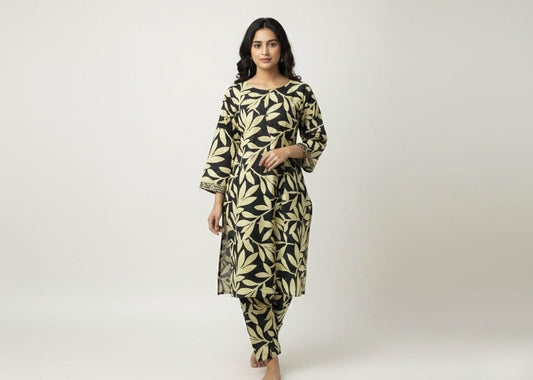 Winter Women Unstitched Suit - 2pcs - WWU044