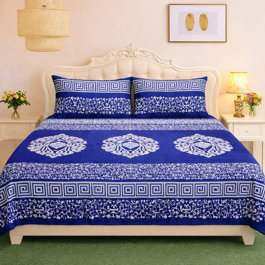 🛏️ 3 Pcs Fleece Bedsheet Set – Ultra Soft &amp; Warm